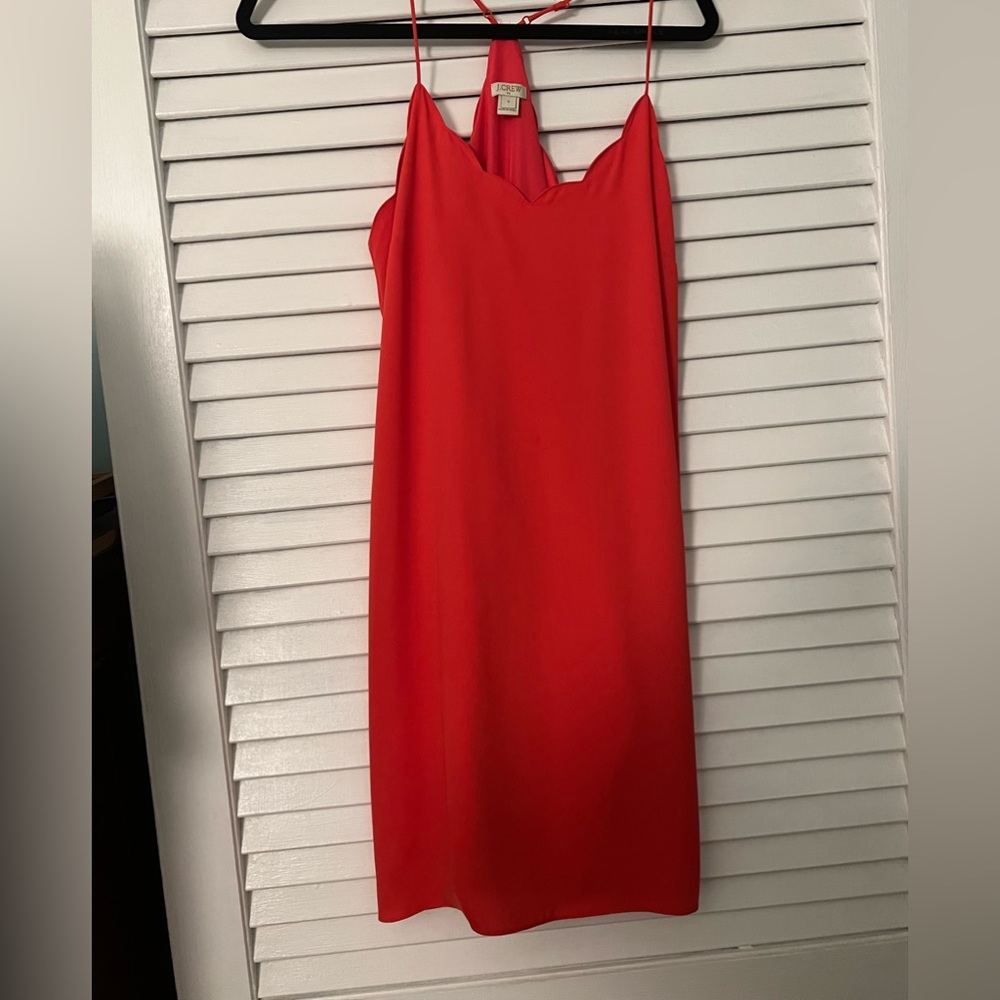 J. Crew Factory Scalloped dress size 0